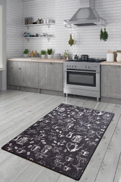 Conceptum Alfombra de Pasillo 60 x 140 cm Cappuccino - Black